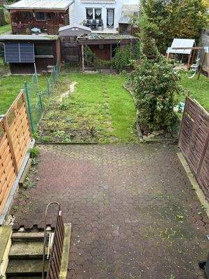 Blick auf die Terrasse