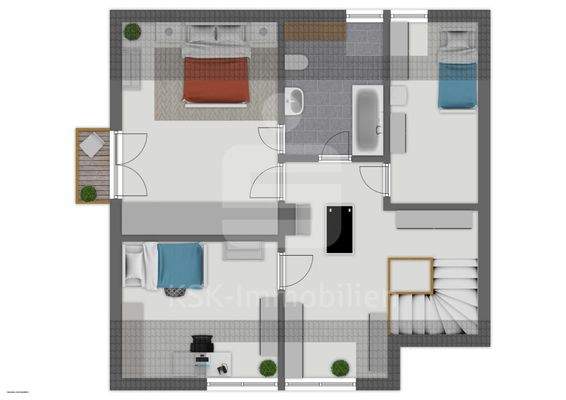 Grundriss Obergeschoss