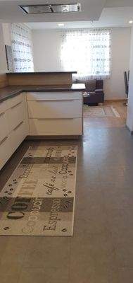 Kitchen with living room