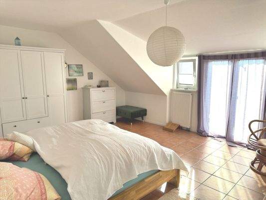 Schlafzimmer im Dachgeschoss