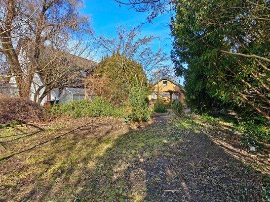 Grundstücksansicht Nordostausrichtung