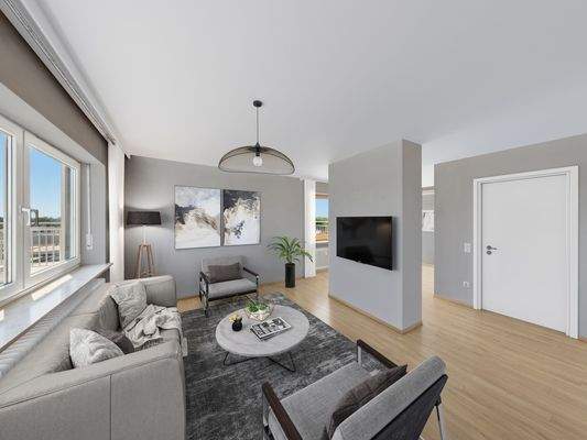 Visualisierung Wohnzimmer