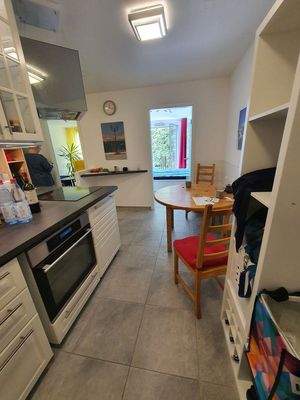 Küche, Blick zum Park