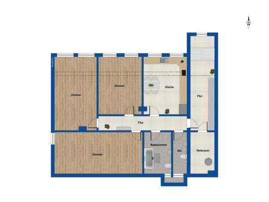 Grundriss 2. Untergeschoss