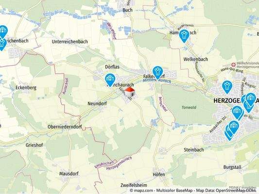 Geolyzer Kartenausschnitt