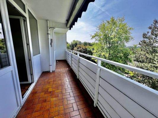 großzügiger Balkon