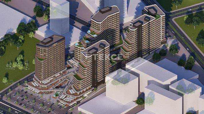 Apartments in a Mixed-Use Project with Indoor Pool in Ankara