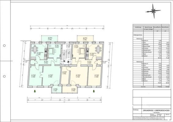 Grundriss 1.OG WE 4