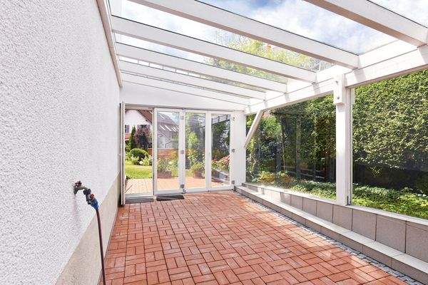 Wintergarten, gartenseitig