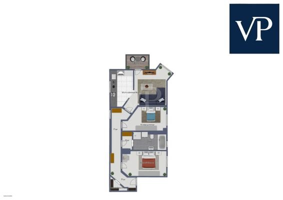 Grundriss ETW 1. OG