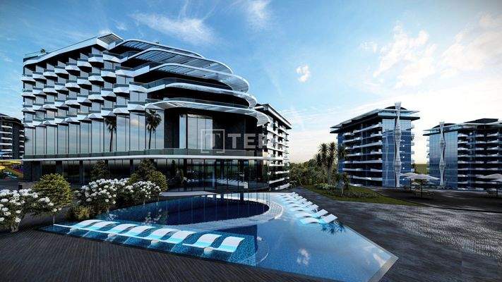 Apartments with Extensive Facilities Close to Sea in Alanya