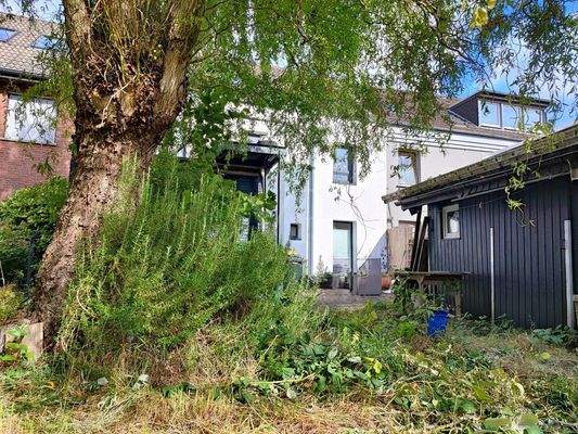 Rückansicht des Hauses