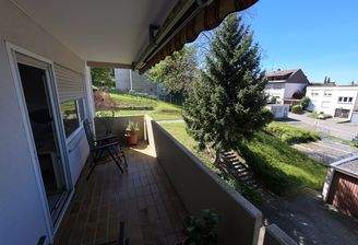 überdachter Balkon