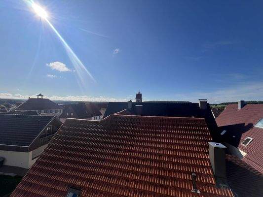 Blick von der DG Wohnung