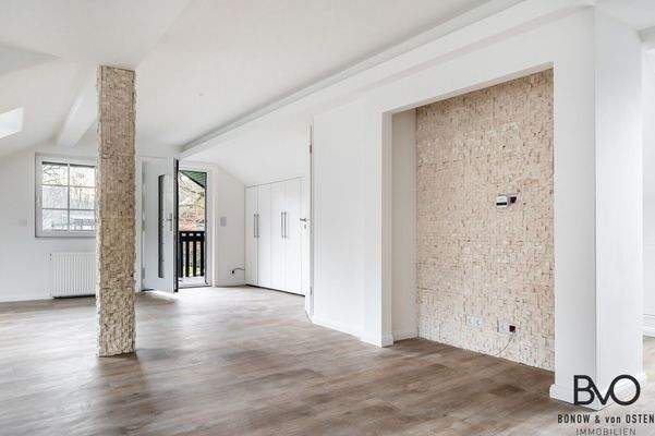 Empfangsbereich im Obergeschoss