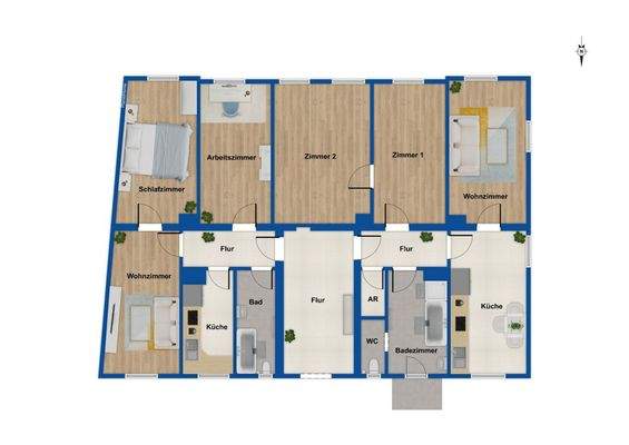 Grundriss 1. Obergeschoss