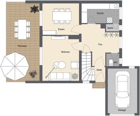 Grundriss I EG