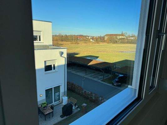 Blick aus dem Schlafzimmer