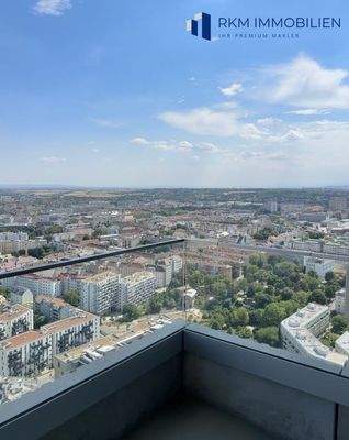 Aussicht aus dem Balkon