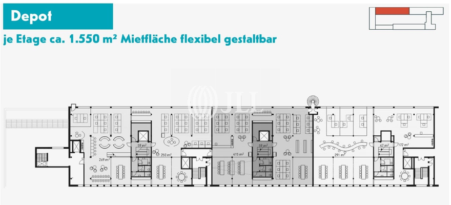 Depot - Regelgeschoss