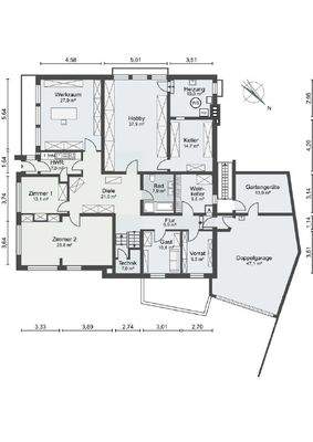 Grundriss Souterrain