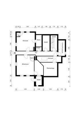 Grundriss Keller