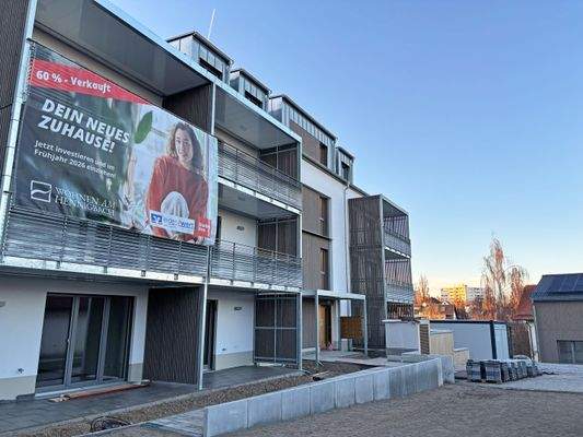 Ansicht der Fassade Dezember 2025