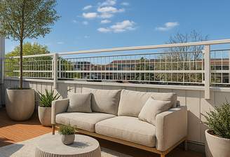 Balkon Einrichtungsbeispiel