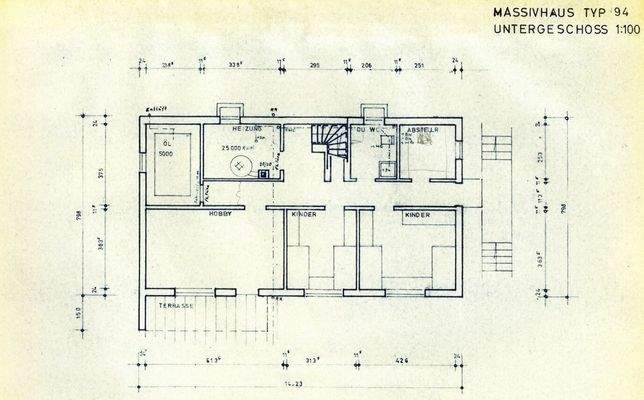 Grundriss Untergeschoss