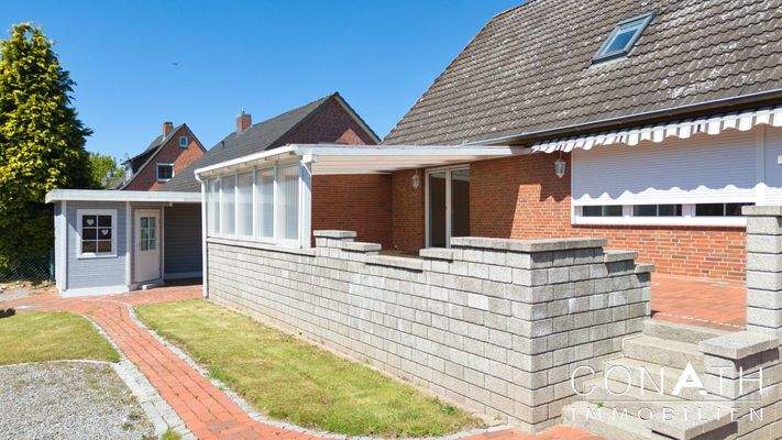 Conath-Immobilien_Harsefeld_Buxtehude_Fredenbeck – Blick auf die Terrasse
