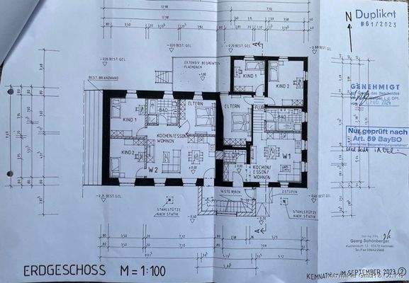 Planung nach Sanierung Grundriss EG