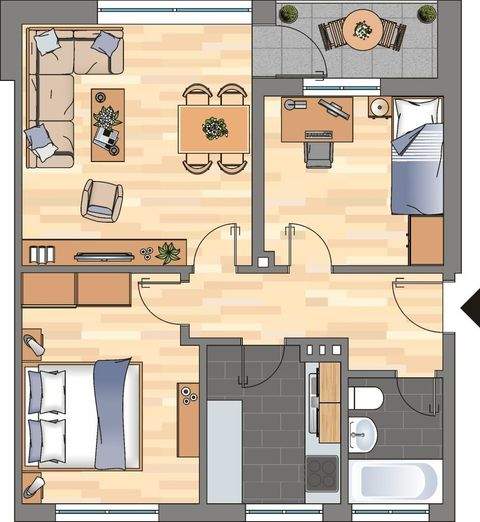 Wilhelmshaven Wohnungen, Wilhelmshaven Wohnung mieten