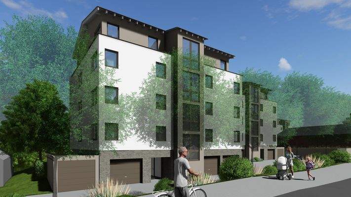 Visualisierung Häuser 2+3 Hauseingang