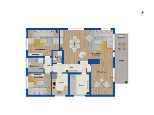 Grundriss Dachgeschoss