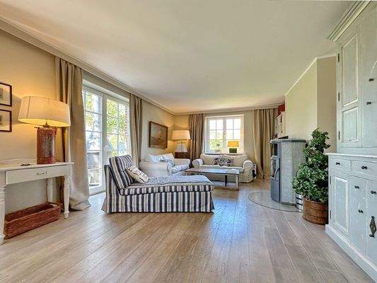 Wohnbereich mit Kaminofen