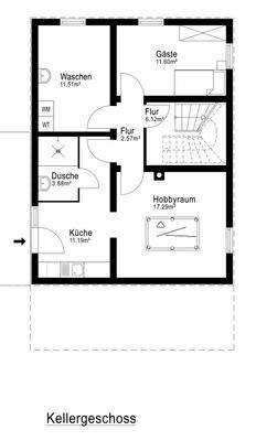 Grundrissplan Kellergeschoss