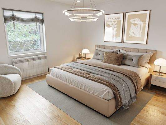 Visualisierung Schlaf-Arbeits-o. Ankleidezimmer GG 