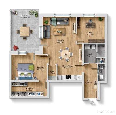 Grundriss B.3 Erdgeschoss