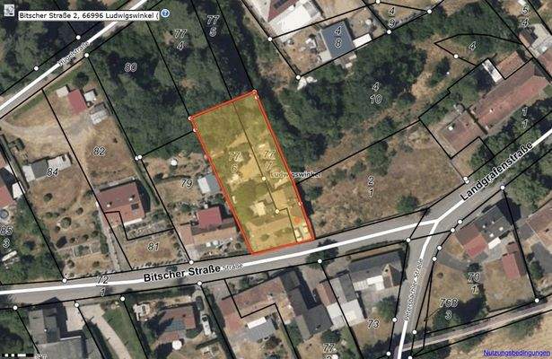 Lageplan-Topo_Ludwigswinkel, Bitscherstr. 2-4_77-6_77-7