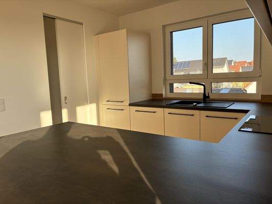 Einbauküche mit Insel