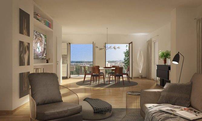 Visualisierung Wohnzimmer