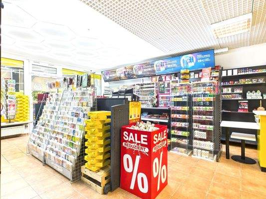 Innenbereich und  Kassenbereich