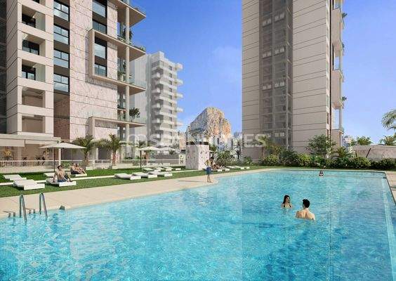 Stunning Sea View Flats with Pool in Calpe Alicante