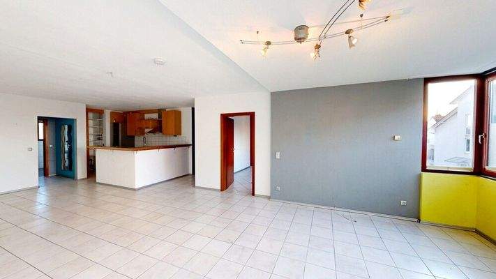 Blick auf die Küche