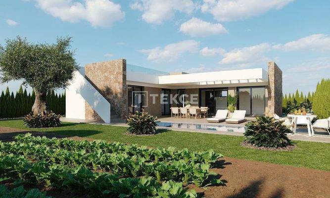 Villas with Private Pool in Hacienda del Alamo Golf & Resort in Murcia