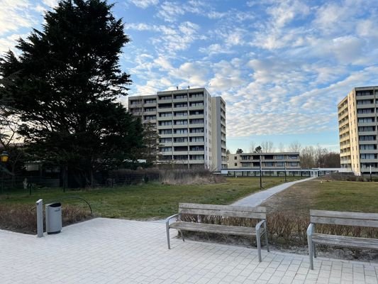 Blick von der Strandpromenade