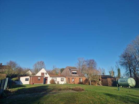 Rückseite der Immobilie