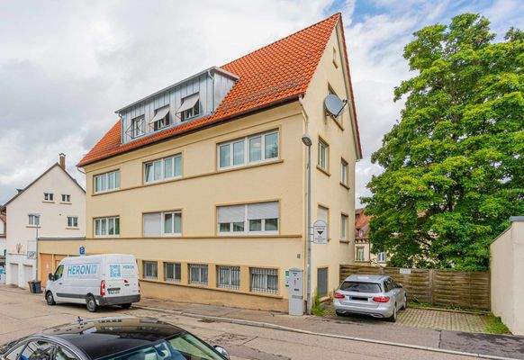 Vorderseite des Hauses