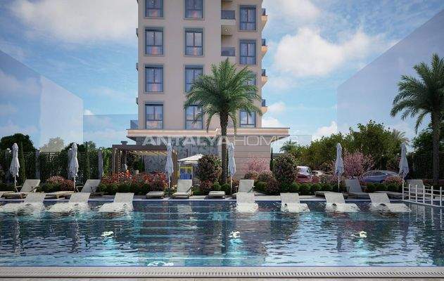 Apartments in a Complex 500 M from the Sea in Alanya Mahmutlar