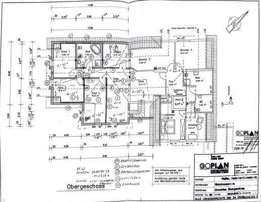 Grundriss Obergeschoss